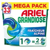 Lessive Capsules Pods Fraîcheur Alpine Grandiose ARIEL
