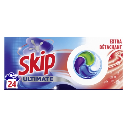 Lessive Capsules Extra Détachant Ultimate 4en1 SKIP