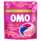 Lessive capsules Absolu Fleur d'Oranger Vanille OMO