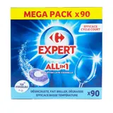 Tablettes lave-vaisselle Tout en 1 Efficace Cycle Court CARREFOUR EXPERT