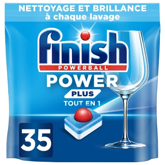 Tablettes Lave-vaisselle Power Plus Powerball FINISH