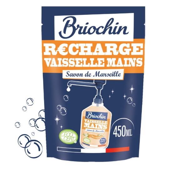 Liquide vaisselle Recharge Fleur d'Oranger Ecocert JACQUES BRIOCHIN