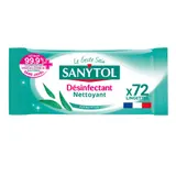 Lingettes Désinfectantes Multi-usages Eucalyptus SANYTOL