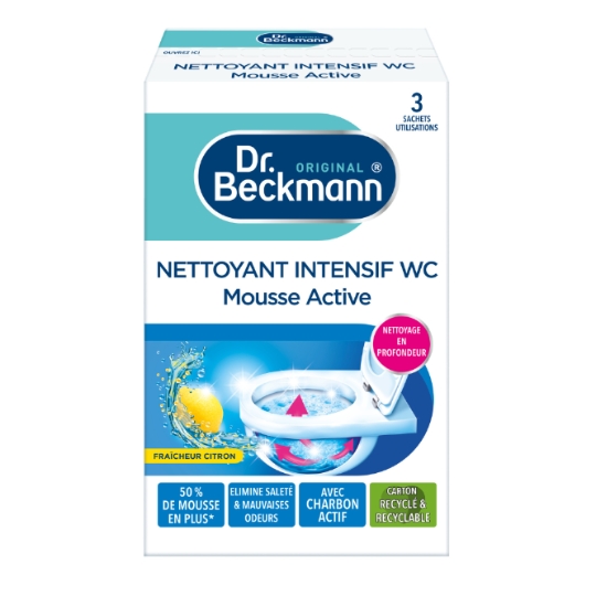 Nettoyant WC Mousse Active au Citron DR BECKMANN