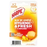Bloc WC Adhésif Hygienic Fresh Fraîcheur d'Agrumes HARPIC