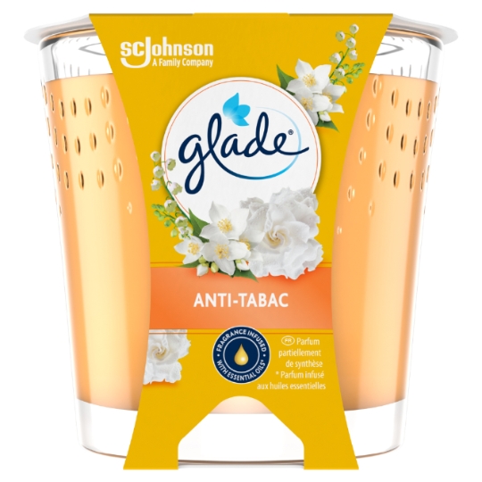 Bougie Anti Tabac aux huiles essentielles GLADE