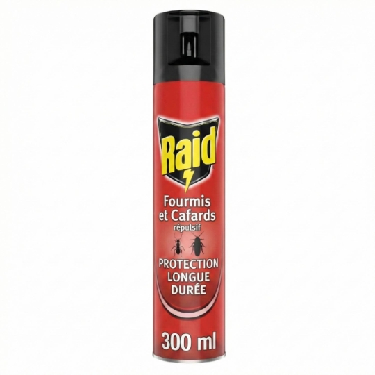 Insecticide Spray Anti-Fourmis et Anti-Cafards RAID