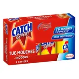 Anti-Mouches Papier Attrape-Mouches Sans Odeur CATCH