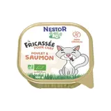 Pâtée Pour Chat Adulte Sans céréales En terrine Poulet NESTOR BIO