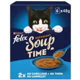 Soupe Pour Chat Adulte Cabillaud Thon Carrelet FELIX