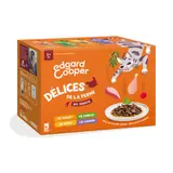 Pâtée pour Chat en Sauce Poulet Dinde Agneau Canard  Délices de la Ferme EDGAR & COOPER