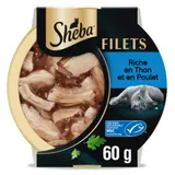 Pâtée Pour Chat Adulte En sauce Thon SHEBA