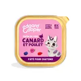 Pâtée Pour Chat Junior En Mousse Poulet Canard EDGAR & COOPER