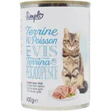 Pâtée Pour Chat Adulte En terrine Poisson PP BLANC