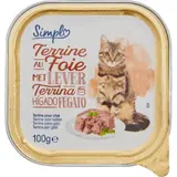 Pâtée Pour Chat Adulte En terrine Foie SIMPL