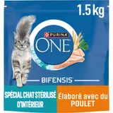 Croquettes Pour Chat Adulte Stérilisé Intérieur Poulet PURINA ONE