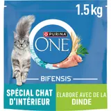 Croquettes Pour Chat Adulte D'intérieur Dinde Bifensis PURINA ONE
