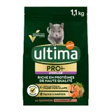 Croquettes Pour Chat Adulte Stérilisé Saumon ULTIMA