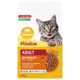 Croquettes Pour Chat Adulte au poulet et aux légumes CARREFOUR COMPANINO