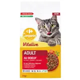 Croquettes Pour Chat Adulte Poulet Boeuf Légume CARREFOUR COMPANINO