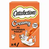Friandises Pour Chat Adulte Poulet Creamy Snack CATISFACTIONS