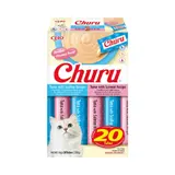 Friandises pour Chat Adulte Tube en Crème Thon Saumon CHURU