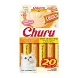 Friandises pour Chat Adulte Tube en Crème Poulet Fromage Churu INABA