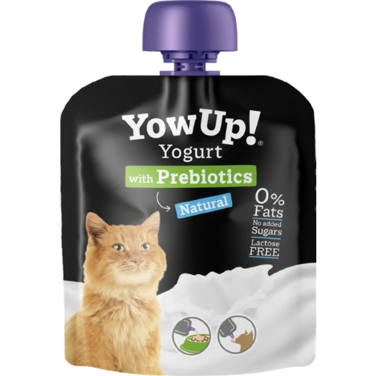 Yaourt Naturel avec des Prébiotiques pour Chat YOWUP