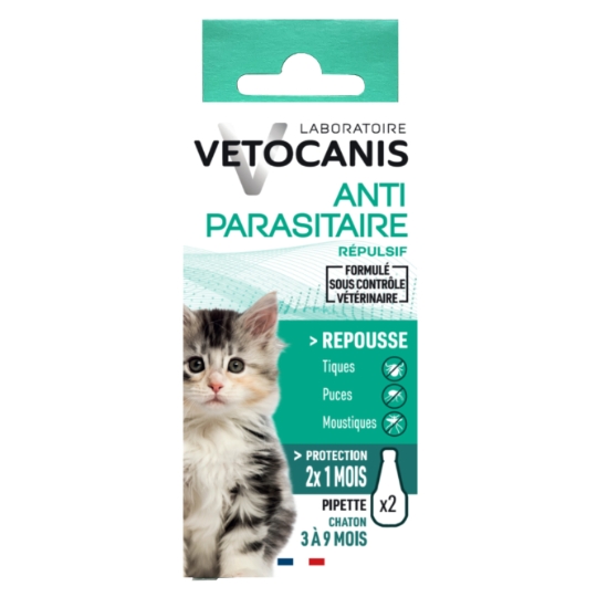 Antiparasitaire Pipette Pour Chaton VETOCANIS
