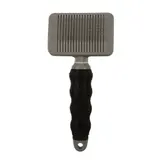 Brosse pour animal Slicker Autonettoyant Medium noir/gris DUVO+