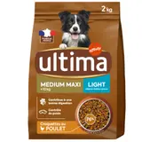 Croquettes Pour Chien Adulte Medium +10kg Light Poulet ULTIMA