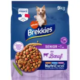 Croquettes Pour Chien Sénior Toutes tailles Boeuf Légumes BREKKIES