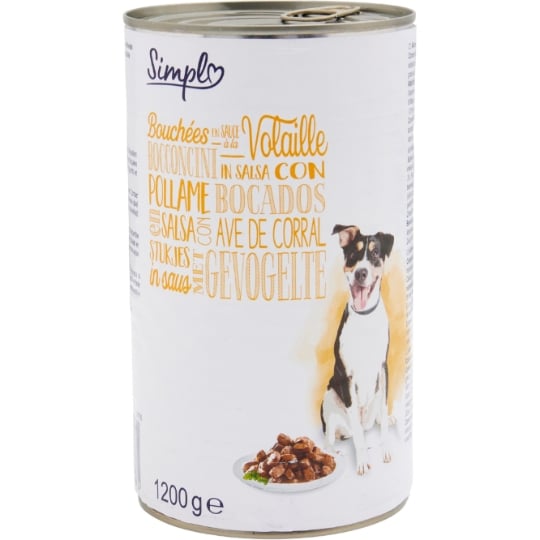 Pâtée Pour Chien Adulte En sauce Volaille SIMPL