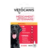 Antiparasitaire Pipette pour Chien Grand 25-40kg VETOCANIS