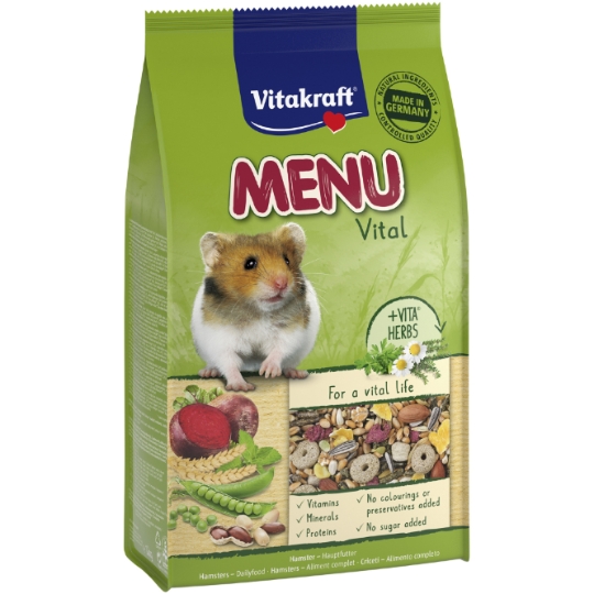 Aliment Pour Hamster Céréales Et Légumes Premium Menu Vital VITAKRAFT