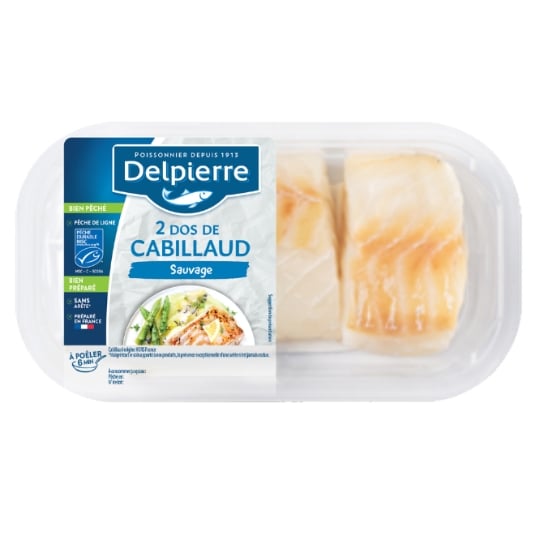 Dos de Cabillaud MSC Sauvage Nature DELPIERRE