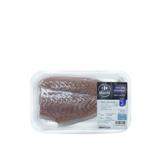 Filet de Lieu Noir MSC CARREFOUR LE MARCHE
