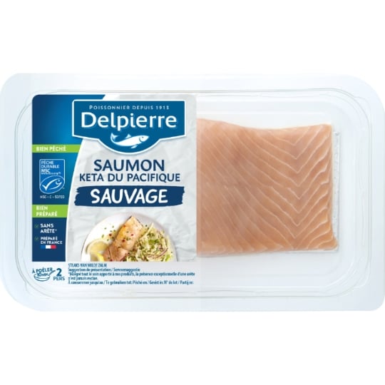Filets de Saumon Sauvage Salé DELPIERRE
