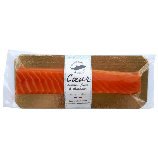 Cœur de Filet de Saumon Fumé à Découper
