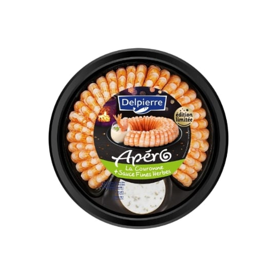 Couronne de Crevettes ASC Sauce Fines Herbes DELPIERRE