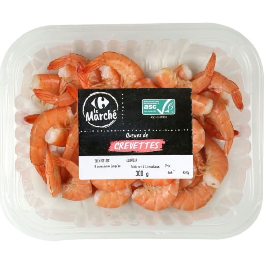 Queues de Crevettes 51/60 ASC CARREFOUR LE MARCHE