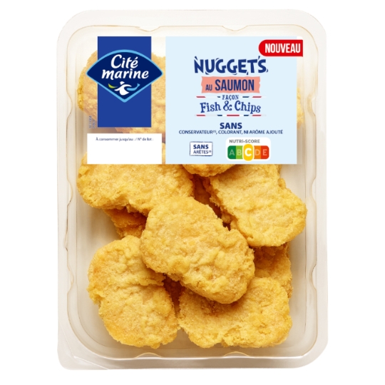 Nuggets de Saumon Façon Fish & Chips CITE MARINE
