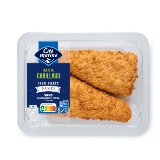 Filet de cabillaud pané MSC