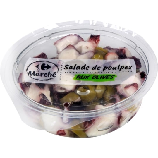 Salade de Poulpes aux Olives CARREFOUR LE MARCHE