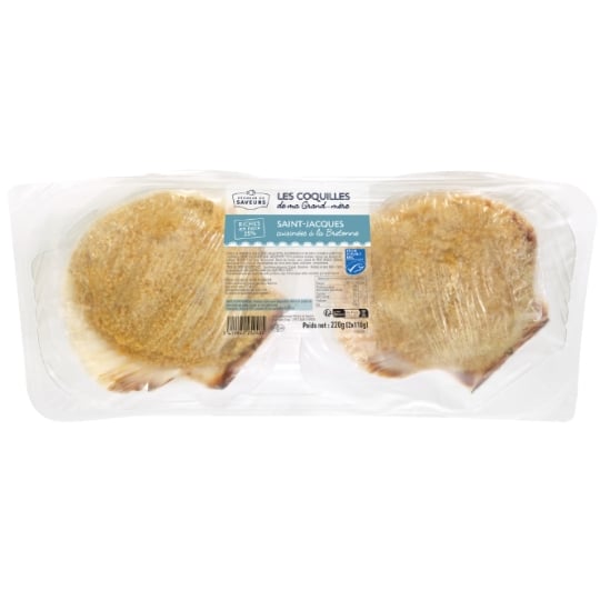 Coquilles Saint Jacques MSC Cuisinées à la Bretonne