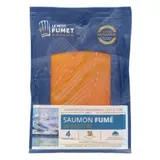 Saumon Fumé Norvégien - 4 Tranches LE PETIT FUMET EN RHONE-ALPES