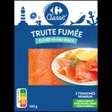 Truite Fumée d'Eau Douce CARREFOUR CLASSIC'