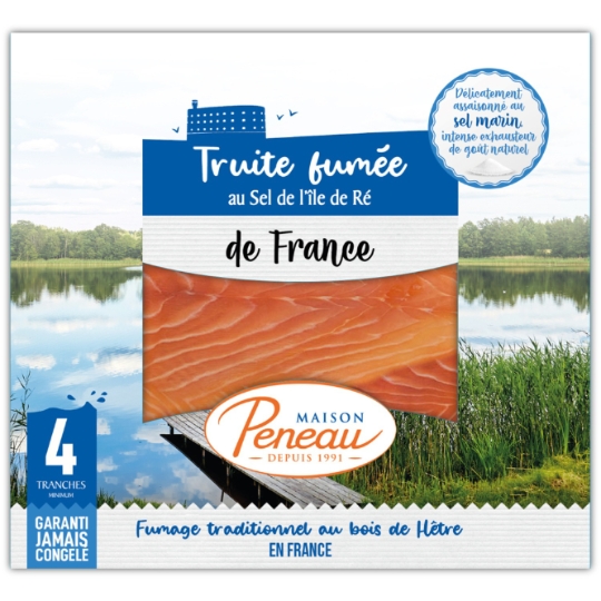 Truite fumée au sel de l'ile de Ré MAISON PENEAU