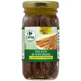Filets d'anchois Huile de Tournesol  CARREFOUR EXTRA