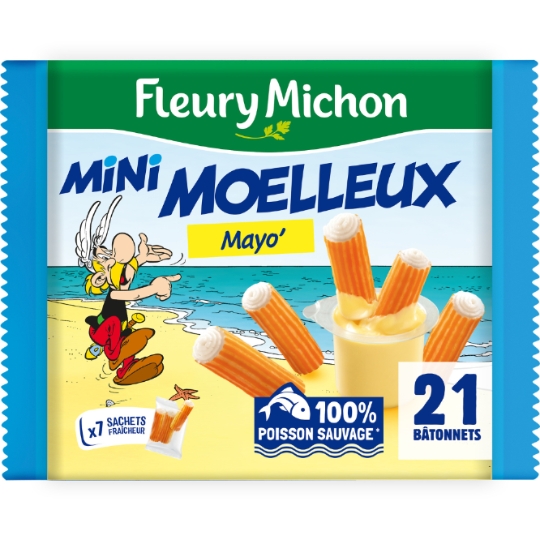Bâtonnets de surimi mini moelleux mayonnaise FLEURY MICHON
